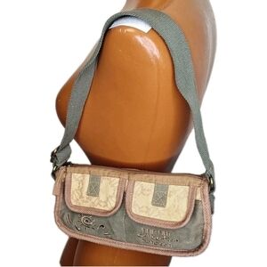 VTG Rap Art Collection By Waltson Canvas Purse Shoulder Bag Travel Packable 90s